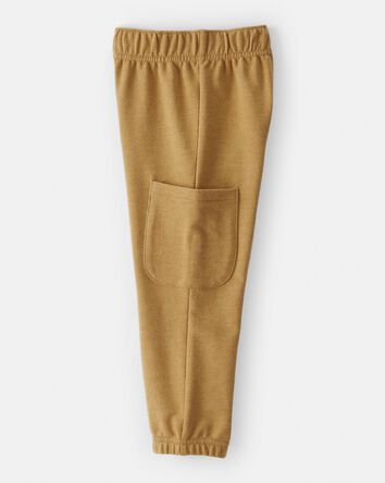 Toddler Boy Rocket French Terry Long-Sleeve Tee & Pant Set - Ivory/Yellow, 