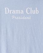 Girls Drama Club Long-Sleeve Graphic Tee - Blue, image 2 of 3 slides