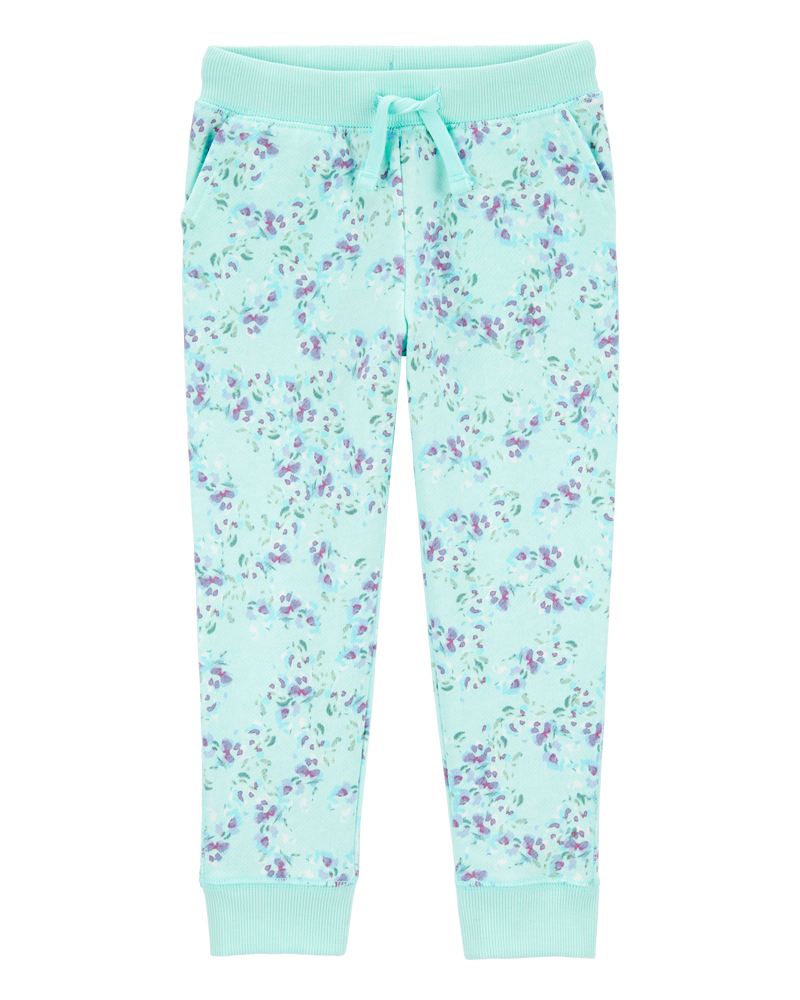 Tout-petit fille - Pantalon de jogging à cordon de serrage à fleurs , image 1 sur 3 diapositives