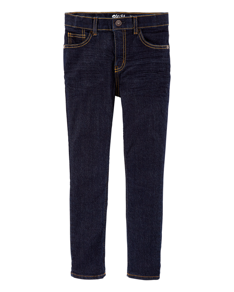 Enfant Jeans de coupe fuseau à délavage Rinse, image 1 sur 5 diapositives
