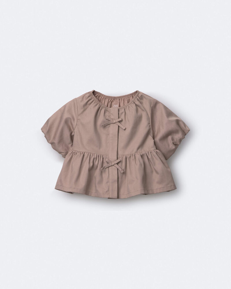 Tout-petit fille - Haut p&eacute;plum &agrave; manches bouffantes &ndash; Mauve, image 2 sur 6 diapositives