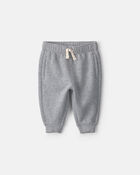 Baby Boy Fleece Pants - Grey, image 1 of 4 slides