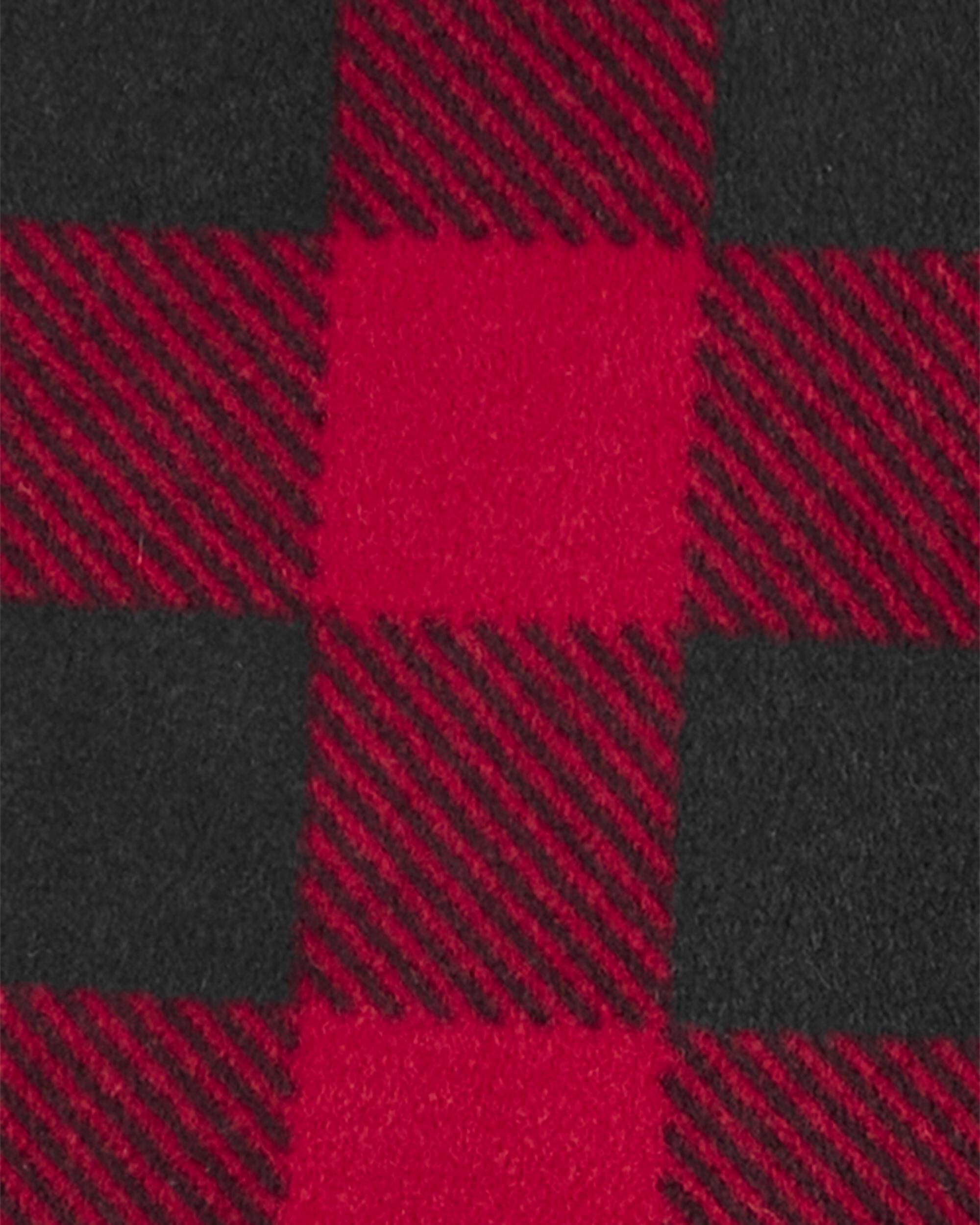 Carter's buffalo plaid vest sale