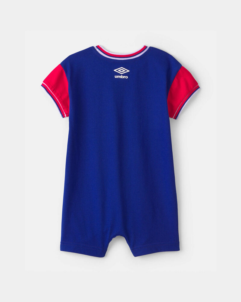 B&eacute;b&eacute; - Barboteuse de soccer Umbro de l&rsquo;Angleterre - Rouge/Bleu, image 4 sur 6 diapositives