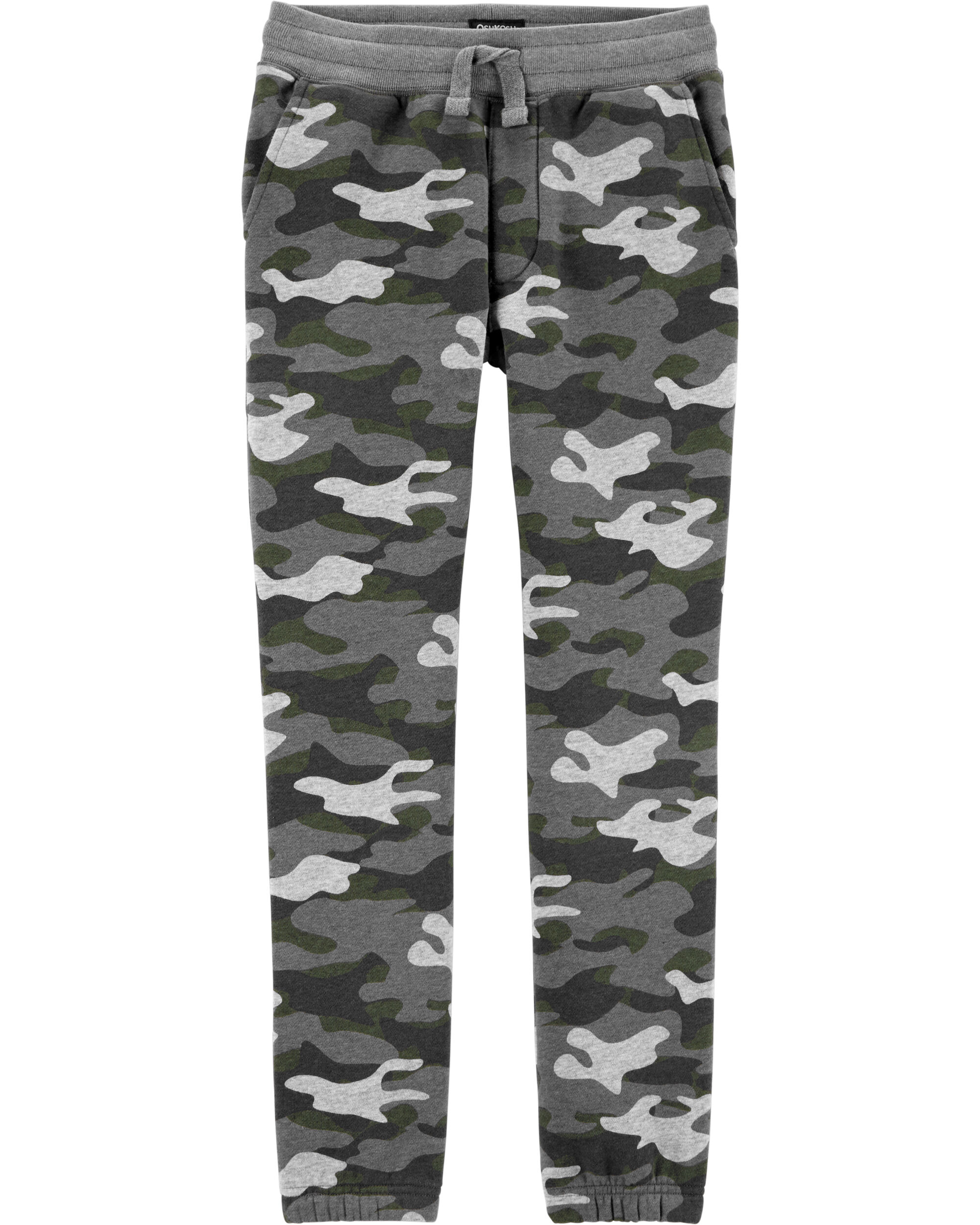camouflage fleece joggers