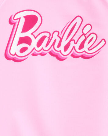 Toddler Barbie™ 2-Piece Rashguard Swimsuit Set - Pink, 