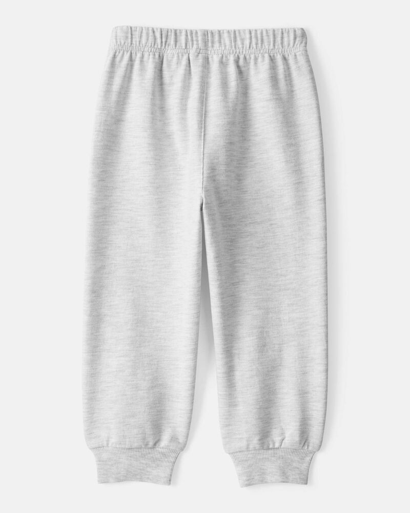 Toddler Bluey French Terry Drawstring Joggers - Grey, image 2 of 5 slides