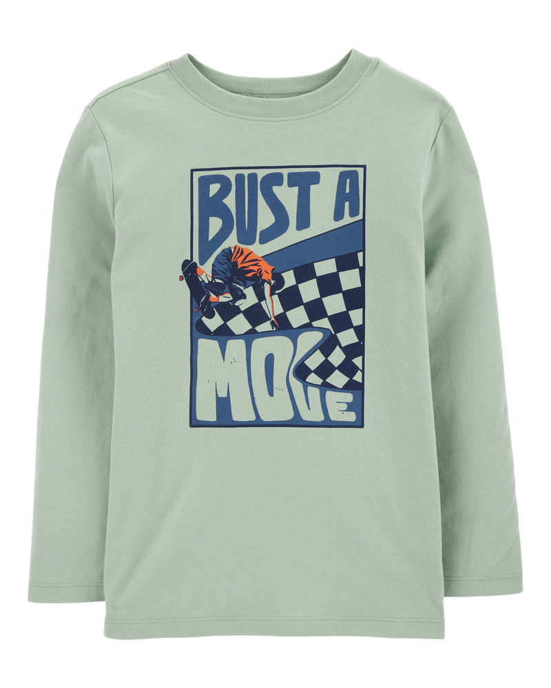 Enfant T-shirt à manches longues imprimé Bust a Move, image 1 sur 3 diapositives