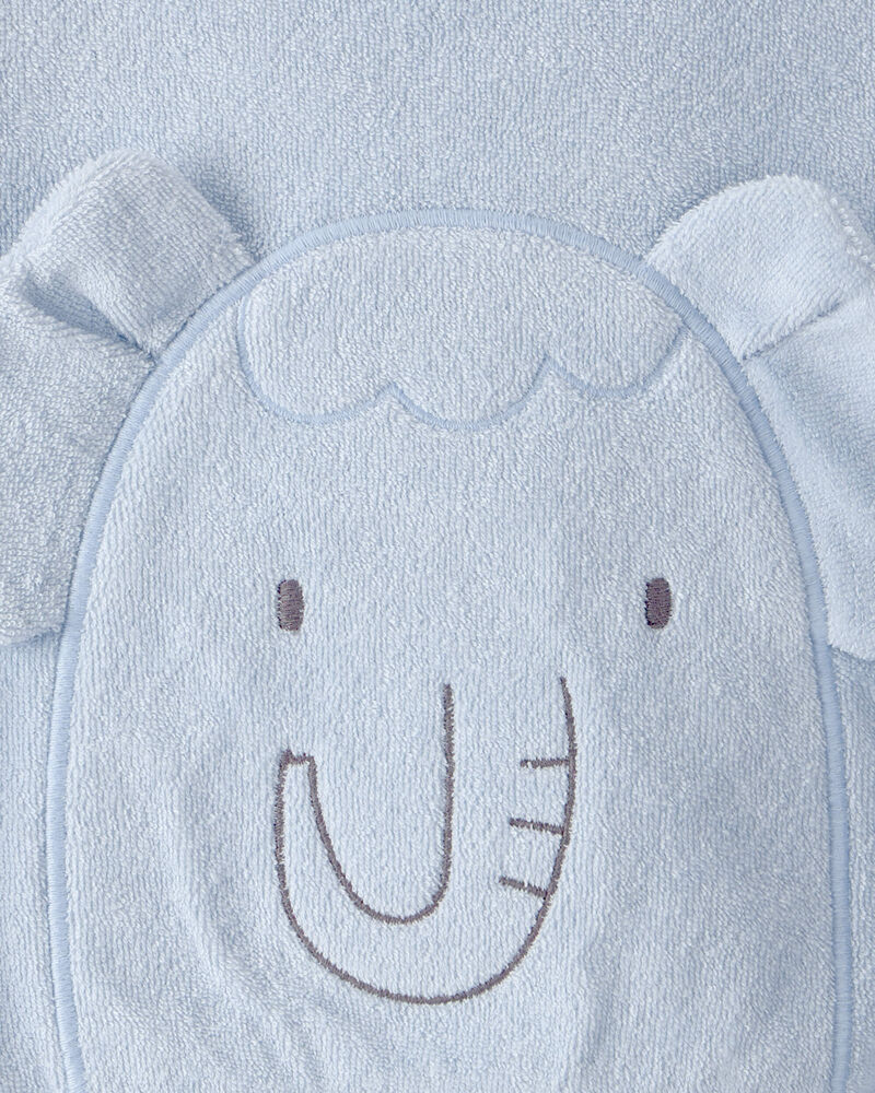 B&eacute;b&eacute; gar&ccedil;on - Chandail en jersey bouclette, &eacute;l&eacute;phant - Bleu, image 3 sur 3 diapositives