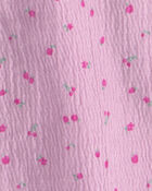 Baby Girl 3-Piece Cherry Layering Set - Pink/Cream, image 3 of 5 slides