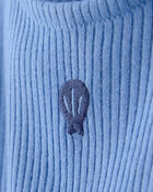 Baby Girl Seashell Short-Sleeve Bodysuit Dress - Blue, image 3 of 5 slides
