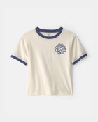Boys OshKosh Clover Graphic Tee - Cream, image 1 of 5 slides