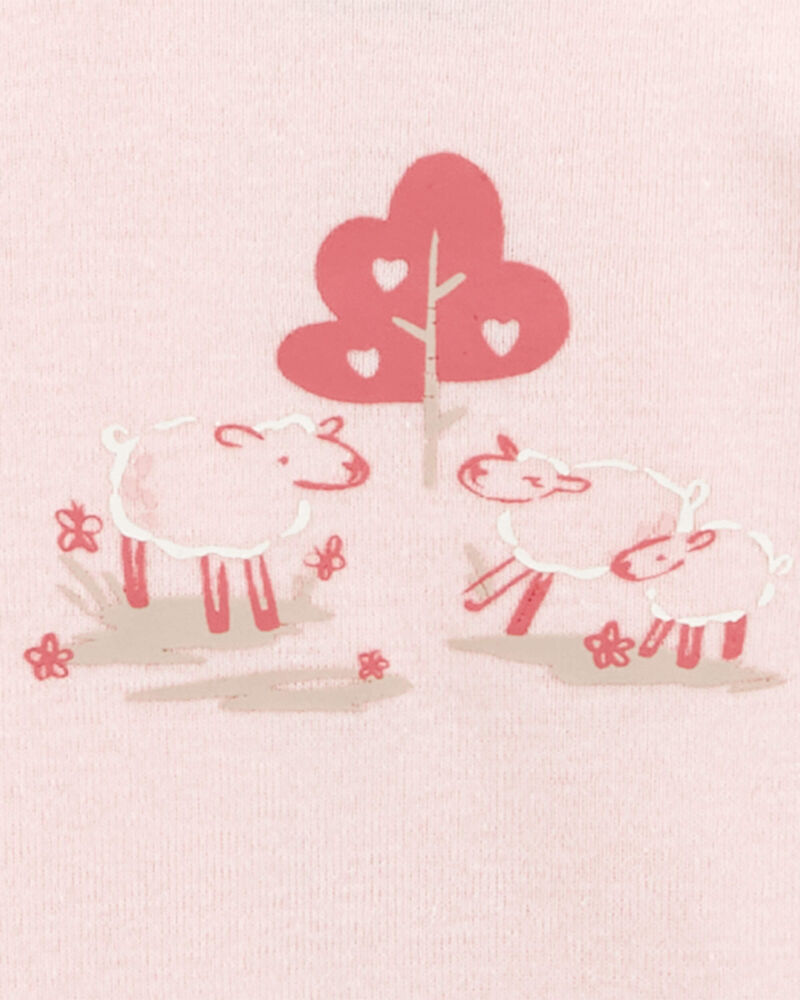 Bébé Emballage de 6 cache-couches à manches longues à motifs d’animaux de la ferme, image 6 sur 9 diapositives