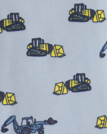 Tout-petit gar&ccedil;on - Pyjama ajust&eacute; 2 pi&egrave;ces en DreamPlush &agrave; motif construction &ndash; Bleu, 