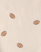 Baby Boy 3-Piece 'Go Team' Football French Terry Layering Set - Maroon, image 6 of 7 slides