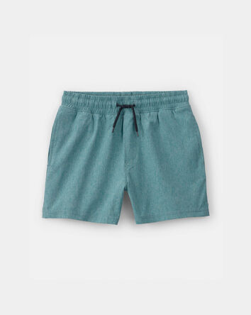 Boys Pull-On Active Shorts - Teal, 