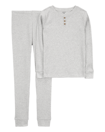 Kid 2-Piece Cozy Drop Needle Pyjamas, 