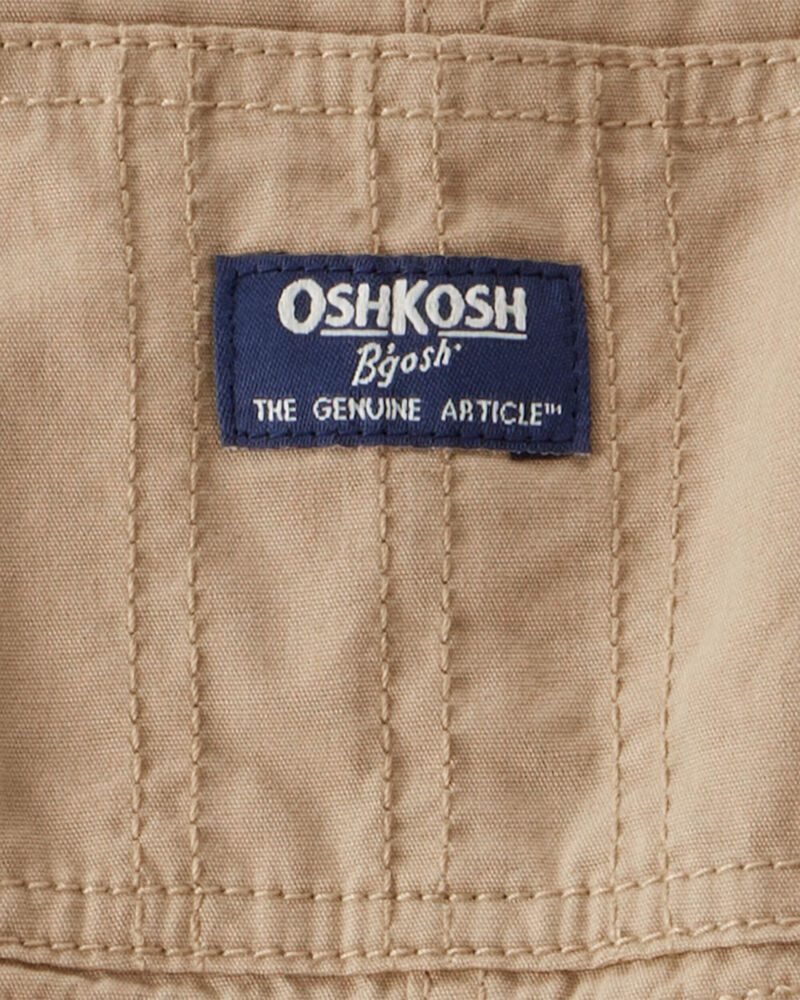 Bébé Salopette en toile légère - Kaki, image 3 sur 4 diapositives