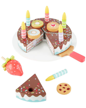 Enfant en bas âge Coffret d'activités gâteaux en bois, 
