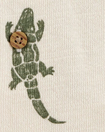Baby Alligator Button-Down Shirt, 