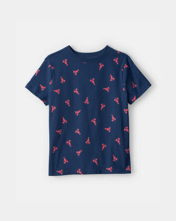 Boys Lobster T-Shirt - Blue, 