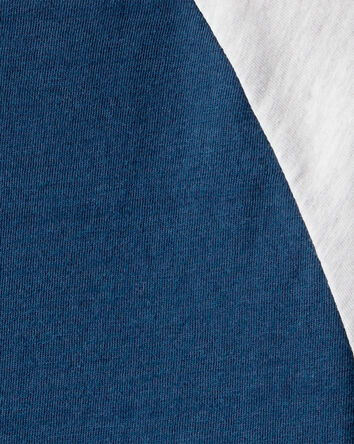 Garçons - T-shirt raglan à manches longues - Marine, 