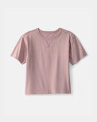 Gar&ccedil;ons - T-shirt &agrave; manches courtes - Mauve, image 1 sur 3 diapositives