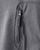 Tout-petit gar&ccedil;on - Chandail en jersey bouclette &agrave; passer par-dessus la t&ecirc;te avec fermeture &agrave; glissi&egrave;re - Gris, image 2 sur 3 diapositives