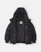 Boys Sleek Bubble Urban Jacket- Black , image 2 of 4 slides