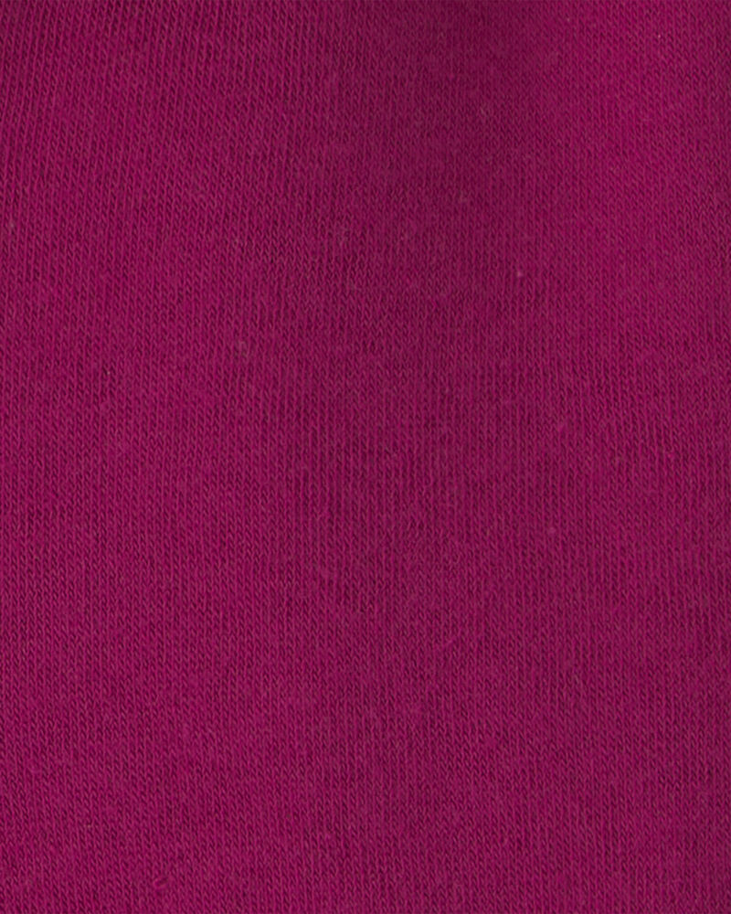 Baby Girl Bear Fleece Zip-Up Hoodie - Maroon, image 2 of 3 slides