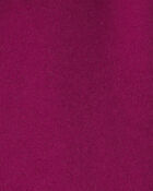 Baby Girl Bear Fleece Zip-Up Hoodie - Maroon, image 2 of 3 slides