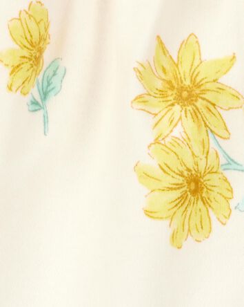 Baby Floral 2-Way Zip Cottton Sleeper, 