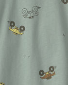 Toddler Boy Monster Truck Long-Sleeve T-Shirt - Green, image 2 of 3 slides