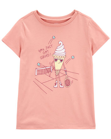 T-shirt à imprimé de crème glacée, 