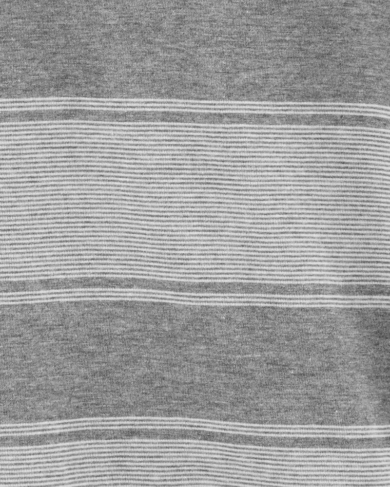 Striped Henley Tee, image 2 of 3 slides