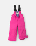 Toddler Girl 2 Piece Hearts  Snowsuit- Grey, image 4 of 13 slides