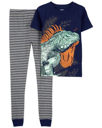 2-Piece Iguana Cotton Blend Pyjamas, 