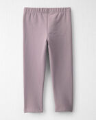Toddler Girl 2-Pack Recycled Fleece Leggings Made with Organic Cotton, image 3 of 5 slides