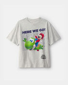 Boys Nintendo Super Mario Graphic Tee - Grey, image 1 of 2 slides