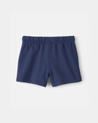 Baby Boy French Terry Shorts - Blue, image 2 of 4 slides