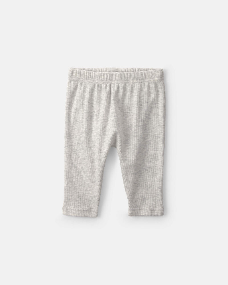 Baby 2-Piece 'Tiny Turkey' French Terry Long-Sleeve Top & Pant Set - Grey, image 2 of 6 slides