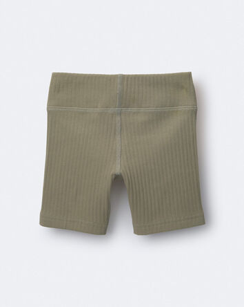 Toddler Girl Brooklyn Bike Shorts - Olive, 