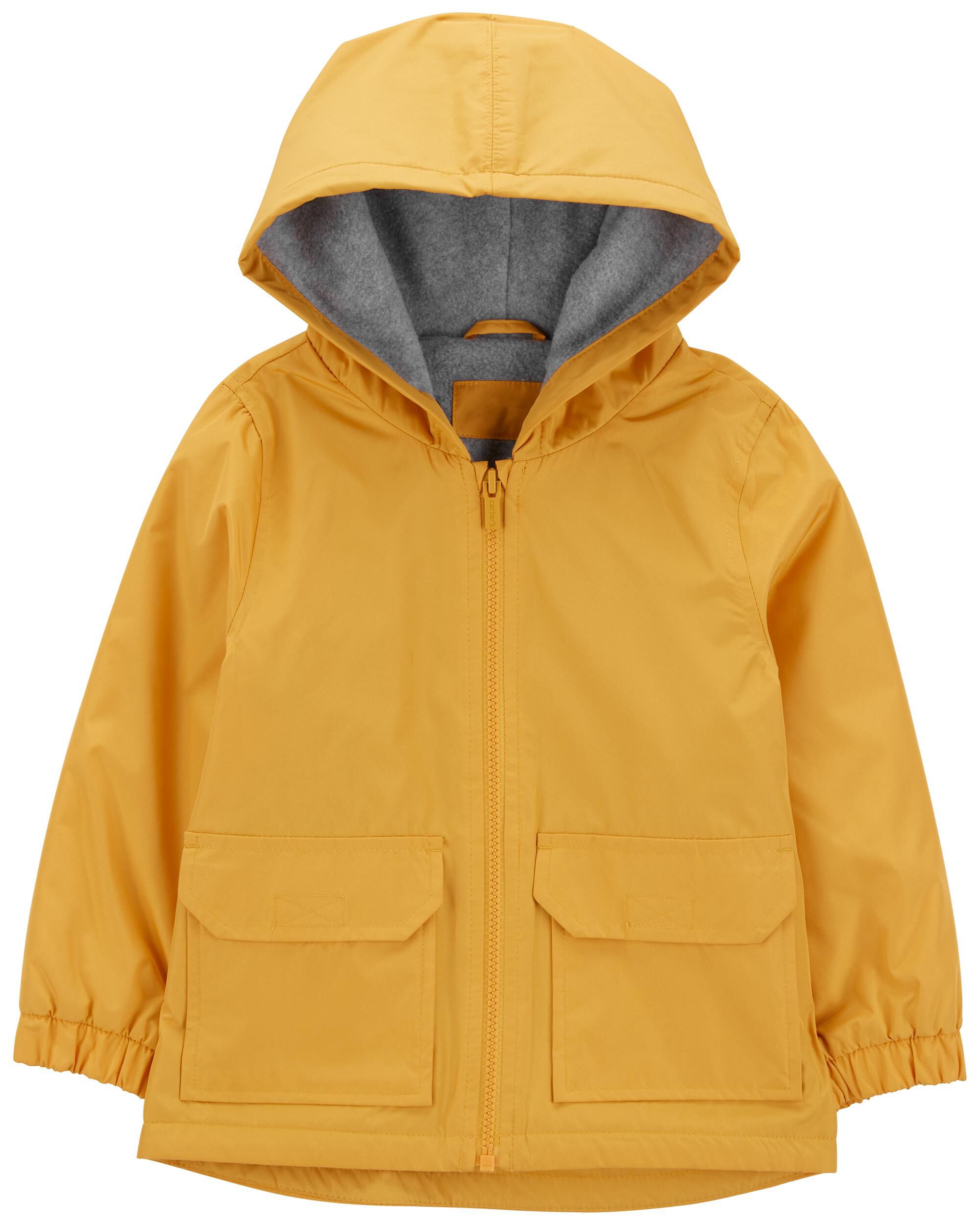 Fleece online rain jacket