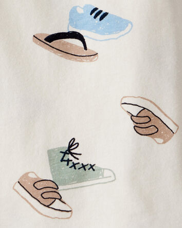 Toddler Boy Long-Sleeve Pullover Sweatshirt - Cream, 