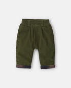 Baby Boy Corduroy Pants - Olive Green, image 1 of 5 slides