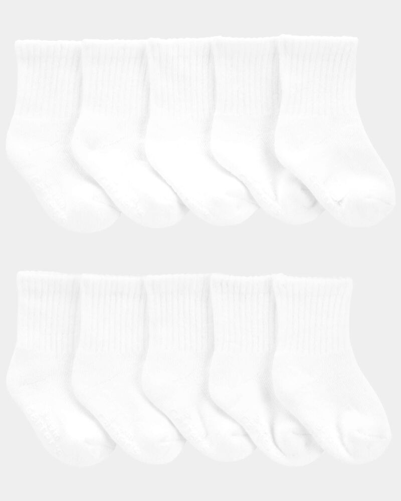 B&eacute;b&eacute; gar&ccedil;on - 10 paires de chaussettes mi-mollet, image 1 sur 1 diapositives