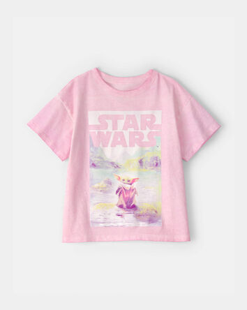 Filles - T-shirt &agrave; imprim&eacute; Star Wars - Rose, 