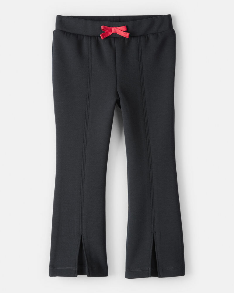 Toddler Girl Pull-On Flare Pants - Black, image 1 of 4 slides