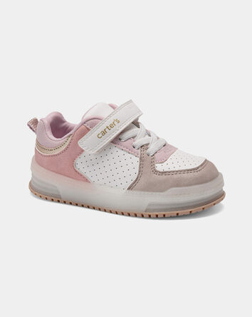 Toddler Girl Colour Block Casual Sneakers - Pink/White, 