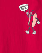 Toddler Boy Hot Dog Graphic Tee - Red, image 2 of 3 slides